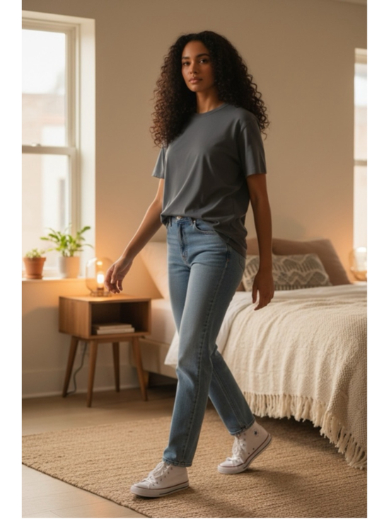 American Apparel Tops - Women's American Apparel Gray Short Sleeve Tee S